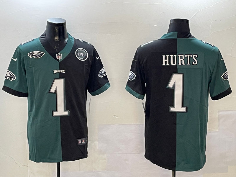 Men Philadelphia Eagles #11 Hurts black 2025 Nike NFL jersey style 02->philadelphia eagles->NFL Jersey
